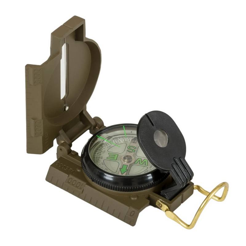 Компас Highlander Heavy Duty Folding Compass Olive (COM005) от магазина Мандривник Украина