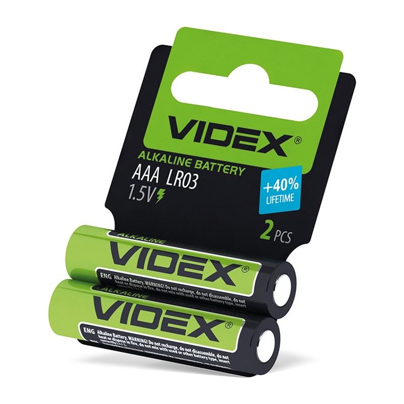 Батарейка Videx LR03/AAA щелочная