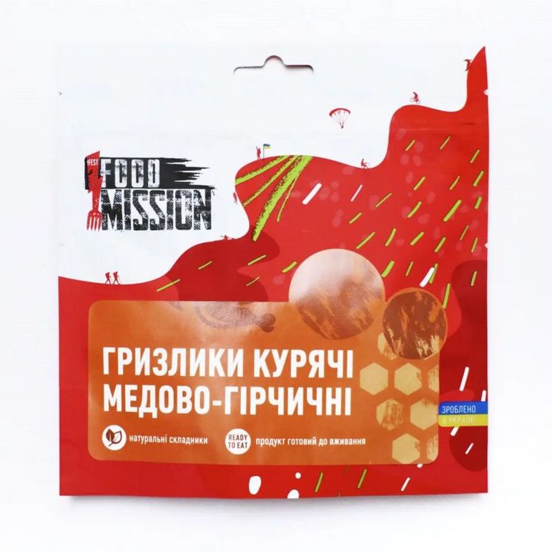 Гризлики куриные Food Mission медово-горчичные от магазина Мандривник Украина