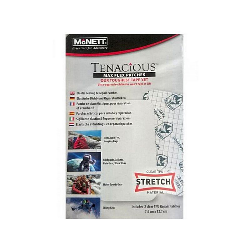 Заплаты для ремонта McNett Tenacious Tape Flex Patches 2 * 7.6 * 12.7  см от магазина Мандривник Украина