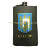 Фляга стальная Украина PQ-1OZ-B 0,3 л от магазина Мандривник Украина