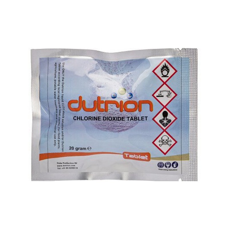 Таблетка для дезинфекции воды Dutrion 20 г